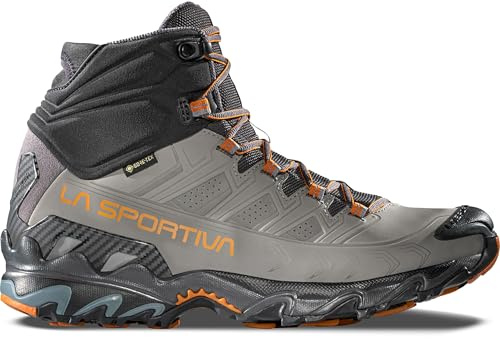 LA SPORTIVA Herren Ultra Raptor II Mid Leather GTX Schuhe, Grey-Marmalade, 44.5