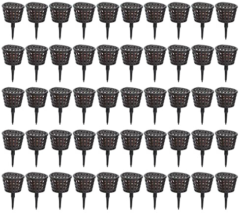 50Pcs Fertilizer Basket, Plastic Planting Fertilization Box, Sturdy Durable Fertilizer Container for Potted Plants, Succulents Bonsai with Material, Ideal for