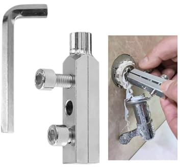 1 Set Broken Pipe Extractor Tool Professional Stainless Steel Broken Faucet Removal Tool Kit for Home Repair Accessories