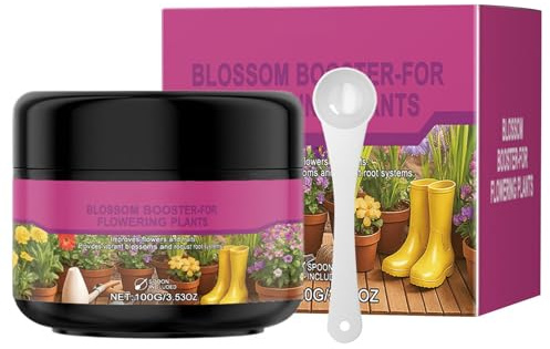 Nutrimento per Piante Fiorite, Con Cucchiaio Dosatore Polvere 100 G, Nutrienti Del Suolo Per Piante Da Frutto, per giardino fattoria vasi raccolto fruttificazione