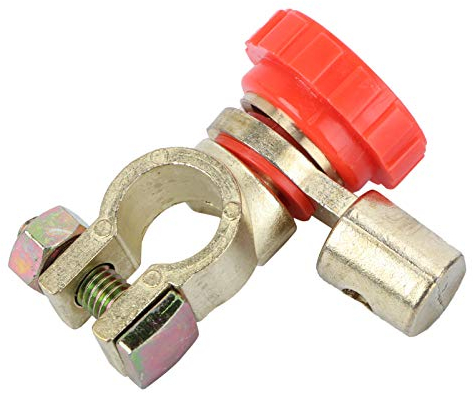 UEETEK 17mm Universal-Auto-Batterie-Trennschalter-Trennschalter Cut-off-Schalter (rot)