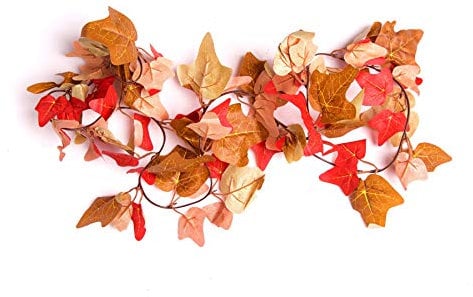 Best Artificial 210cm / 7ft Ivy Garland Hanging Vine String Plant (Large Two Tone Autumn English - LG-15)
