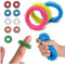 mciskin Zappeln Sie Spielzeug ，Massage Ring Stachelig Sensorische Fingerringe, Stachelig Finger Ring/Akupressur Ring Set für Jugendliche, Erwachsene, Leise Stress Reduzierer und Massager(13 Stück)