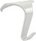Taskar White Picture Rail Hooks - Contemporary/Heavy Duty (10 Pack)