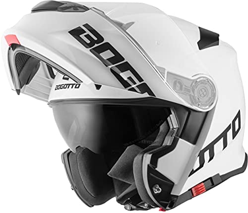 Bogotto V271 SPN Klapphelm, weiß, XL