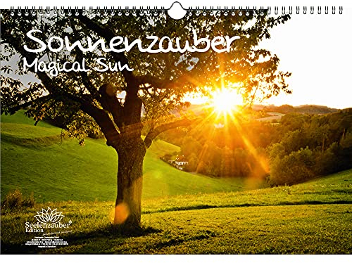 Sonnenzauber DIN A3 Kalender - Immerwährender Kalender Sonne und Licht - Seelenzauber