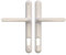 Ultion Sweet Door Handle 211mm (Long Fixings) - Matching Door Furniture Available (White)
