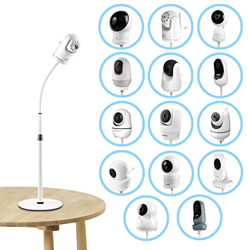 Koroao Einziehbare verstellbare Halterung kompatibel mit Nooie/Infant DXR/VAVA/Eufy/Eufy 720P/Hellobaby HB66/Owlet Cam 2/Babysense HD S2/V43/VTech VM5463/VTech VM819/VTech VM923 Baby Mädchen Monitor
