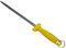 Chabrias Ltd Professional Sharpening Steel, 12 (300mm) - Premium Carbon Steel Honing Rod with Ergonomic Non-Slip Handle Knife Sharpener (Yellow)