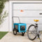 ShGaxin Fahrradanhänger Hunde Blau und Schwarz Oxford-Gewebe & Eisen, Fahrrad Anhänger, Lastenanhänger, Handwagen, Fahrrad-lastenanhänger, Lastenfahrrad - 93939