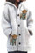 kewing Autumn Winter Women's Long Cardigans Highland Cow 3D Printed Hooded Knit Overcoat Warm Open Front Button Down Sweater Jumpers Fashion Y2K Ladies Cardigan