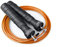 Joyletics Springseil Speed Rope Fitness Premium + e-Book Profi Kugellager-Gelenk und Verstellbarer Seillänge | Inklusive Aufbewahrungstasche und Ersatzseil in orange
