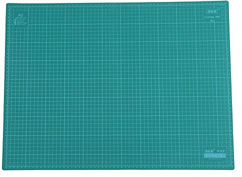 Schneidematte, A2 5-ply Selbstheilende Handgemachte Rollschneider Schneidunterlage mit Raster Hilfslinien, 60 x 45cm x 0,3cm, PVC