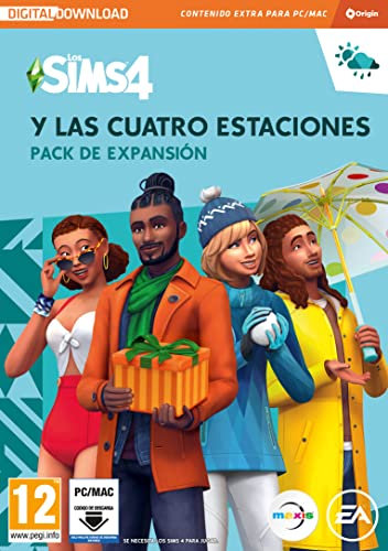 Los Sims 4 Las cuatro estaciones (EP5) Pack de expansión PCWin-DLC |Videojuegos |Código de descarga directa |Castellano