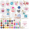 Resin Shaker Silicone Moulds Pendant Jewellery Making Charm Keychain Supplies, Hourglass, Seashell, Heart, Flower, Perfume Bottle, Geometric 132 Kits