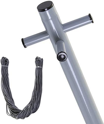 Washing Line Post 2.4m, GALVANISED, ONE PIECE