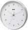 Reloj de Pared Unity, Bangkok, Moderno, Plateado, Barrido silencioso, 25 cm