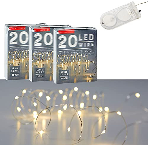 Serie Lichter 20 Micro LED 17 cm