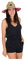 Hurley Damen W Coastal Tank Romper Freizeitkleid, Schwarz, M EU