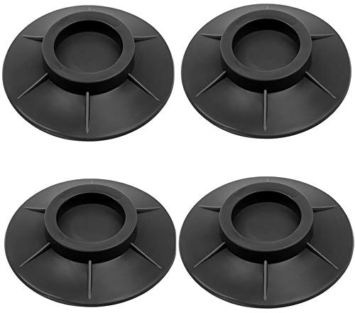 Eyech 4Pcs Anti Vibration Washer Pads, Washing Dryer Machine Rubber Stabilizer Mat Foot Support Protects for Anti-Walk Noise Reduction and Shock Absorber