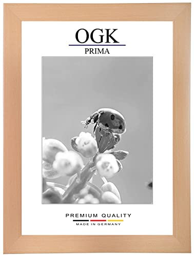 Online-GalleryKing Holz Bilderrahmen 24 x 34 cm in Buche | Foto | Poster | Puzzle | Galerie | Rahmen
