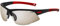 R&R Multi-Sportbrille Racer | Sonnenbrille | Radbrille | Laufbrille mit Wechselgläser oder selbsttönend (schwarz/rot, selbsttönend)