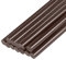 sourcing map Mini Hot Glue Sticks for Glue Gun 7mm x 100mm Brown 12pcs