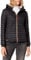 camel active Damen leichte Steppjacke mit Abnehmbarer Kapuze Schwarz, womenswear-46
