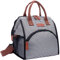 ZATOGOO Kühltasche Lunchtasche Damen und Herren, 17L Kühlbox Thermotasche Wasserdicht und Auslaufsicher, Isoliertasche Cooler Bag Faltbar für Arbeit, Ausflügen, Picknick, Barbecue - Streifen