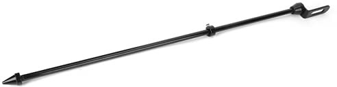 Supporto per asta portabandiera per moto, supporto per asta portabandiera durevole professionale pratico in acciaio inossidabile universale per portapacchi per moto(Nero)