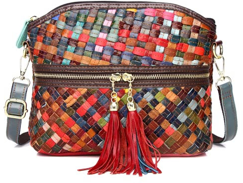 Eysee Umhängetaschen aus Leder, Beutel, Cossbody-Tasche für Frauen, Messenger Bags