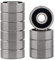 XIKE 625-2RS Sealed Ball Bearings 5x16x5mm, 625RS Deep Groove Ball Bearing with Double Rubber Seal and Chrome Steel, Pack of 10.