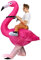 FXICH Inflatable flamingo Costume for adult,Halloween Csotume for adult,Inflatable Costumes,Unisex adult inflatable costume