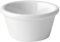 Lot de 12 ramequins en mélamine blanc uni 4,2 cl