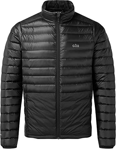 Gill Portland Hydrophobe Daunenjacke, warm, winddicht und wasserabweisend, Schwarz, S