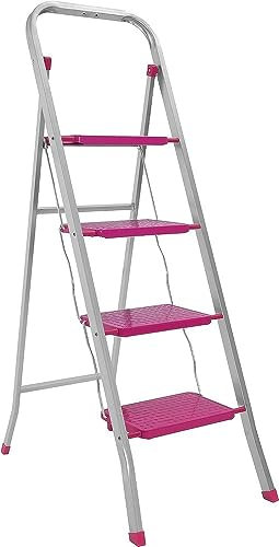 FRAMAR SLIMMY 4 - Sgabello 4 gradini in acciaio verniciato portata 100kg.