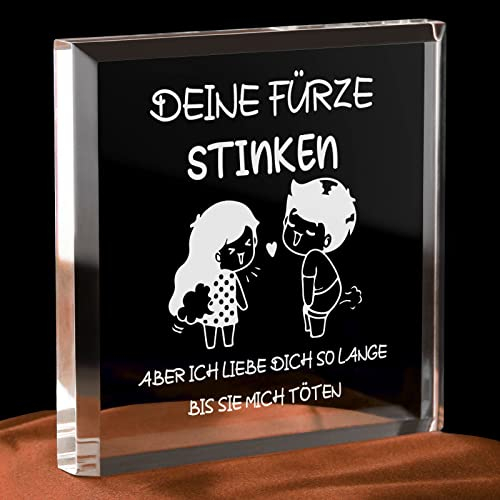 KAAYEE Weihnachten Jahrestag Geschenk für Ihn Sie, Ich Liebe Dich Acryl Deko Geschenke für Männer Freund Ehemann Paare Partner zum Hochzeitstag Geburtstag Valentinstag