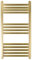 Luxury Straight Towel Radiator Rail Bathroom Central Heating Rail Leader 1200 x 400mm Wall-Mounted Bathroom Ladder Radiator Modern Vertical Towel Warmer for Bathroom - Brushed Brass