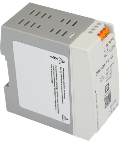 Phoenix Contact EMV-Filter, 230V ac, 10 A, DIN-Hutschiene, Drückend, 1-phasig 0.2 mA / 50Hz, 60 Hz