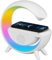 AntDau71 - Altoparlante Bluetooth Lampada Da Tavolo Luce Led 7 Colori. Caricabatterie Wireless Audio Lampada A Forma Di G. Cassa Bluetooth Portatile - CW819