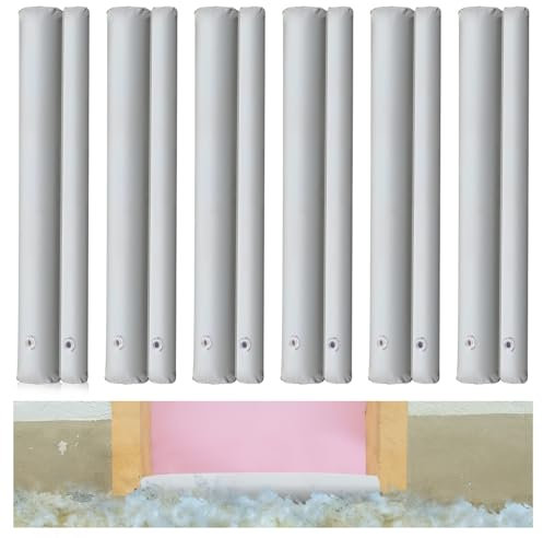 Frienda PVC-Flutbarrieren für Zuhause, 1,2 m x 22,9 x 15,2 cm, wiederverwendbare Überschwemmungsschutzbarrieren, Wassersperre für Überschwemmungen, PVC-Flutsäcke, Sandsack, alternative