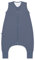 emma & noah Baby Schlafsack mit Füßen 1.0 TOG, Ganzjahres Schlafsack mit Beinen für den Frühling, Sommer und Herbst, 100% Bio-Baumwolle, Oeko-TEX Zertifiziert (Essential Blau, 70 cm)
