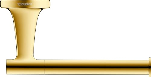 Duravit Papierrollenhalter Starck T 15,2x7,6cm, seitlich, Gold poliert