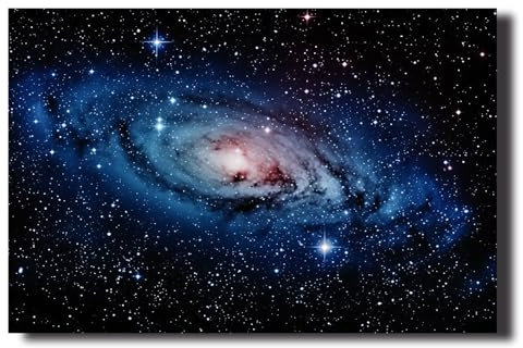 LZIMU Weltraum Leinwand Bilder Universum Galaxie Poster Drucke Astronomie Gemälde für Kinderzimmer Kinderzimmer Dekor Gerahmt (Bild-4, (30.00 x 45.00 cms))