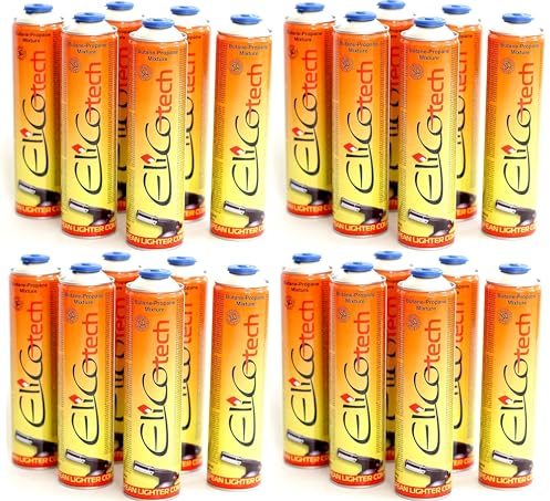 24 cartuchos de gas de 600 ml para camping, hornillo de gas, quemador de gas propano y butano