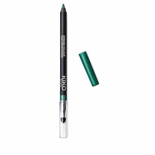 KIKO Milano Intense Colour Long Lasting Eyeliner 08, Matita Esterno Occhi Intensa E Scorrevole A Lunga Durata, 08 Metallic Emerald