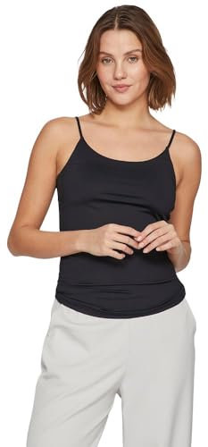 Vila Vikenza Singlet-Noos Top de Tirantes, Negro, L Mujeres