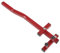 Outil de Redressage de Terrasse, Redresseur de Planches de Terrasse en Acier allié Multi-angle pour le Travail du Bois, Outil de Redressage D'arc de Courbure de Planche de Terrasse