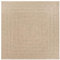 vidaXL Teppich, Teppich für Wohnzimmer Garten Balkon Terrasse, Bodenmatte Läufer Rechteckig, Balkonteppich Terrassenteppich, 120x120cm Jute-Optik Indoor Outdoor