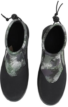 Chaussures de Pêche de Roche Semelle en Feutre Néoprène Antidérapant Bottes de Pêche en Mer Légères Respirantes pour Hommes et Femmes (Taille 10)